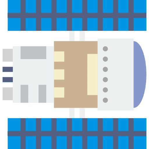 Hubble space telescope astronomy technology galaxy icon Hubble space telescope astronomy technology galaxy icon