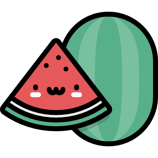 Watermelon healthy food food fruit icon