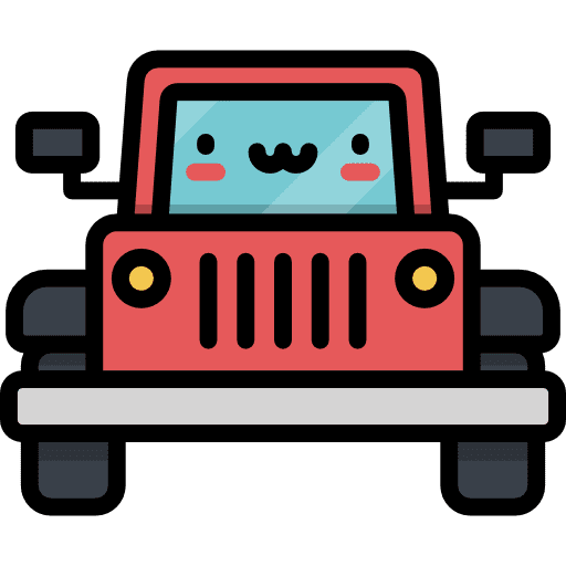Jeep transport car transportation icon