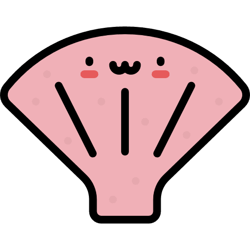 Shell animals aquatic girly icons icon