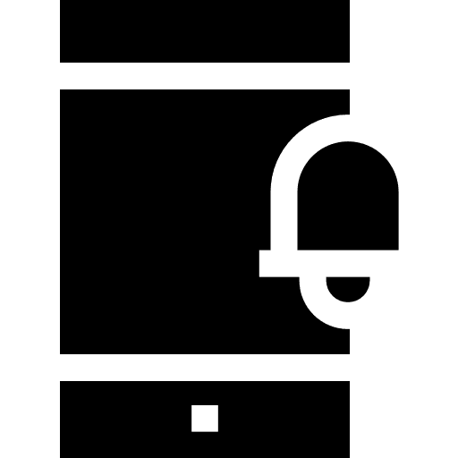 Notification telephone cellphone push notification icon