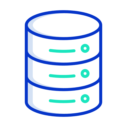 Database sign signs usage icon