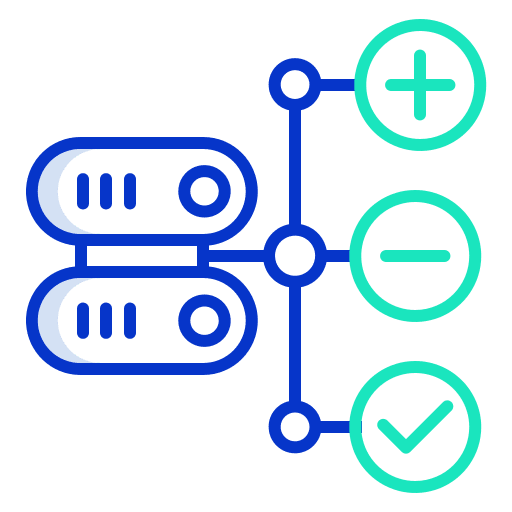 Database database computing network icon