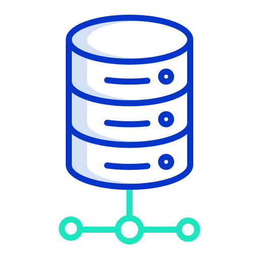 Database interface signs sign icon