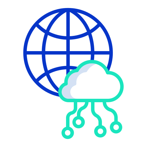 Global ui worlwide seo and web icon