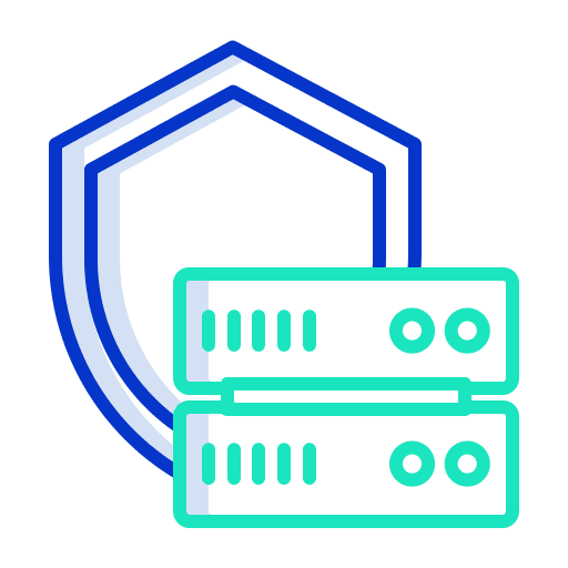 Protection protection data shield icon