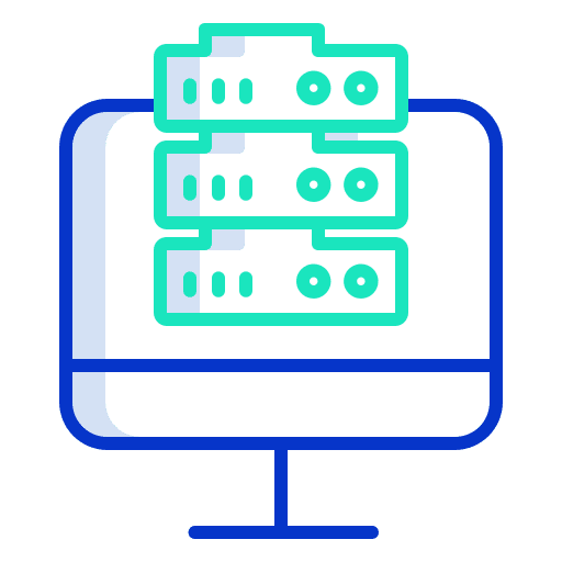 Computer technology interface hosting icon