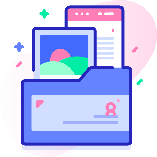 Folder analytics marketing files and folders icon