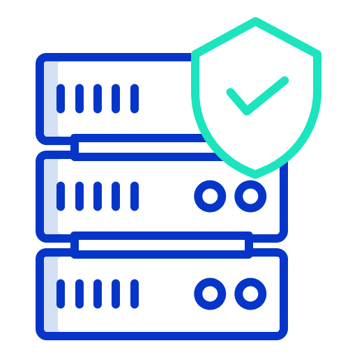 Server computing server sign icon