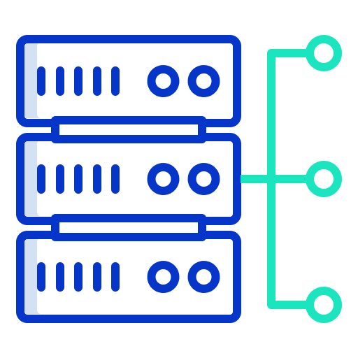 Server flow interface computing icon