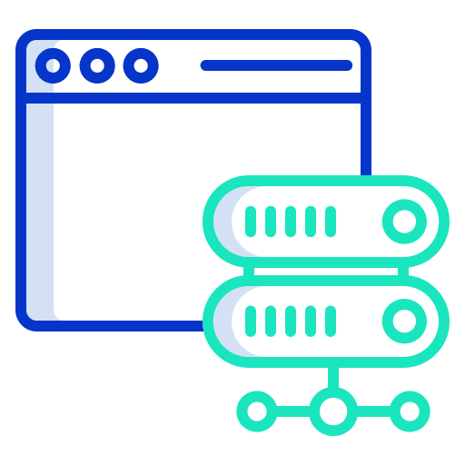 Server server data interface icon