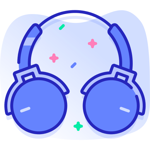 Headphone music earphone audio icon