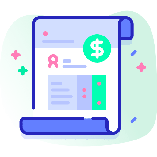 Invoice payment business and finance commerce icon