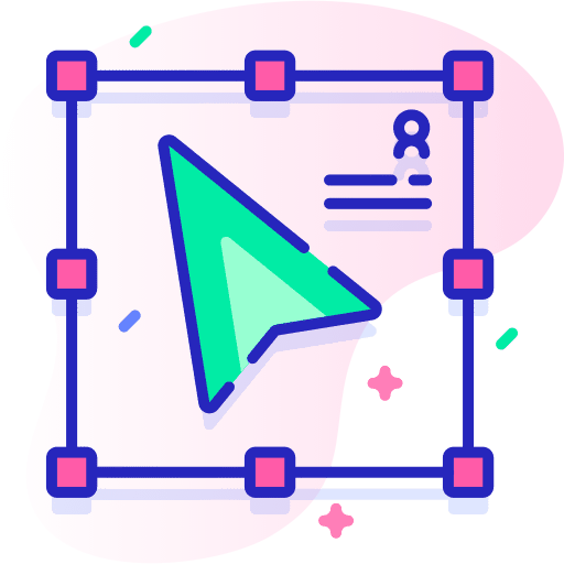 Object edit tools crop object icon