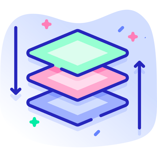 Layers illustration edit tools graphics editor icon