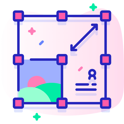 Resize image resize interface icon