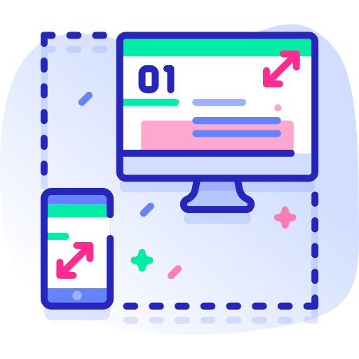 Resize view resize edit tools icon
