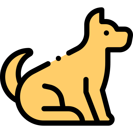 Dog mammal animal veterinary icon