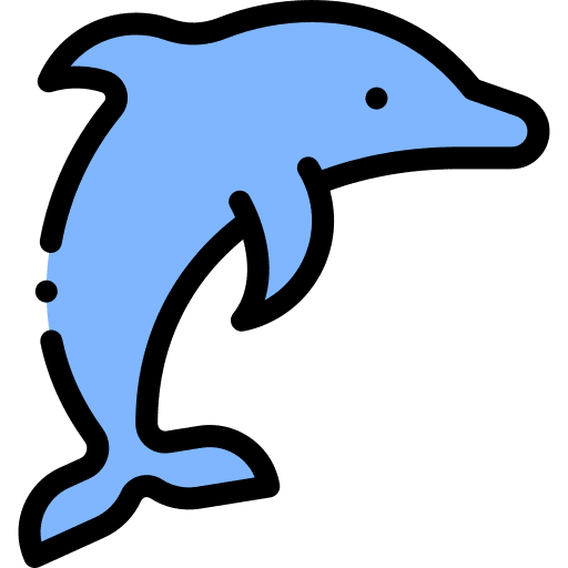 Dolphin marine mammal animal dolphin icon Dolphin marine mammal animal dolphin icon