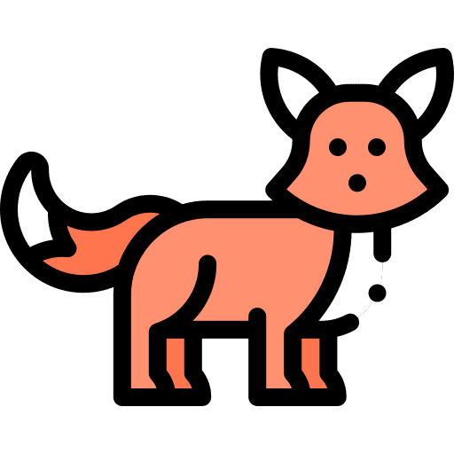 Fox animals mammal fox icon Fox animals mammal fox icon