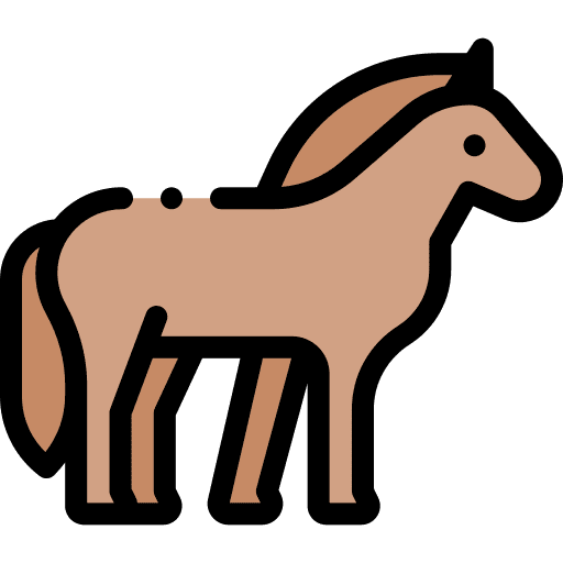Horse animals farm animal icon Horse animals farm animal icon