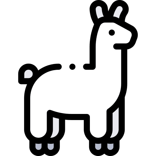Llama wild life llama zoo icon Llama wild life llama zoo icon
