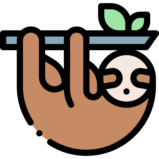 Sloth animals animal wild life icon Sloth animals animal wild life icon