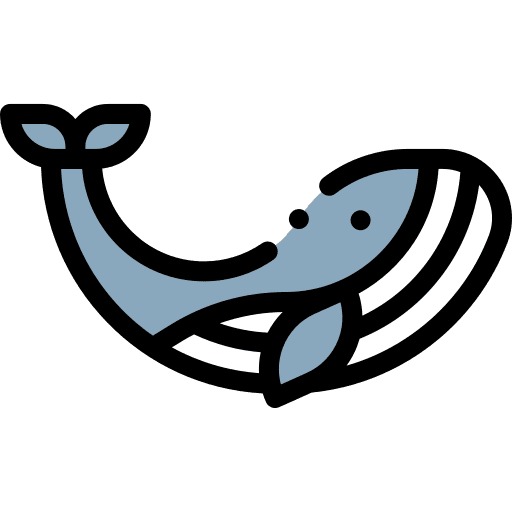 Whale ocean sea nature icon Whale ocean sea nature icon