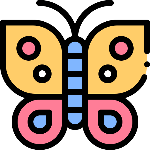 Butterfly butterfly fly bugs icon Butterfly butterfly fly bugs icon