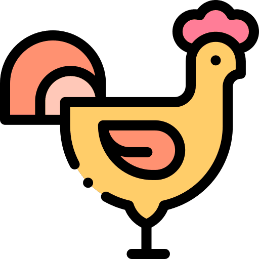 Chicken hen animals nature icon Chicken hen animals nature icon