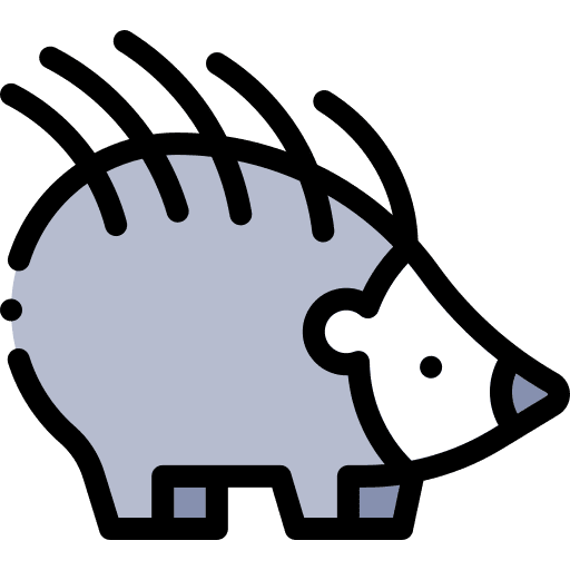 Hedgehog animals animal kingdom mammal icon Hedgehog animals animal kingdom mammal icon