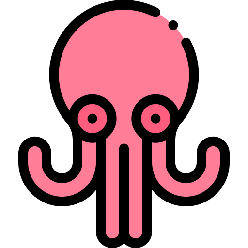 Octopus animal kingdom zoo wildlife icon Octopus animal kingdom zoo wildlife icon