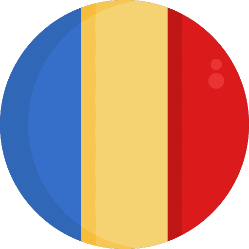 Chad country flags nation icon Chad country flags nation icon
