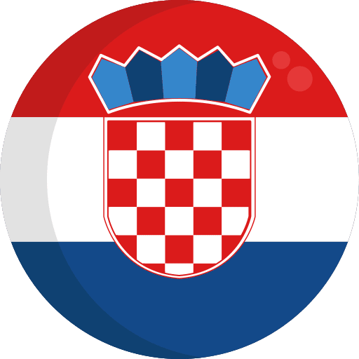 Croatia country nation country flag icon Croatia country nation country flag icon