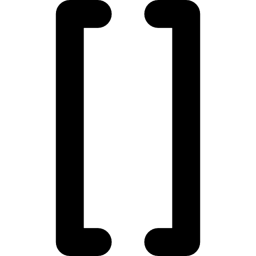 Brackets grouping symbol group mathematics brackets icon