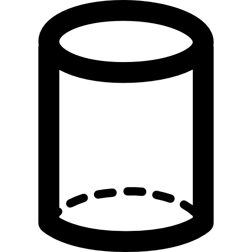 Cylinder volumetric shape shape volumetrical cylinder icon