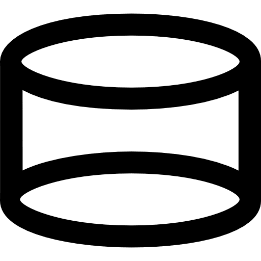Cylinder volumetrical shape shape shapes geometry icon