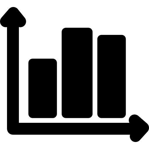 Bars graphic mathematics graph bars icon