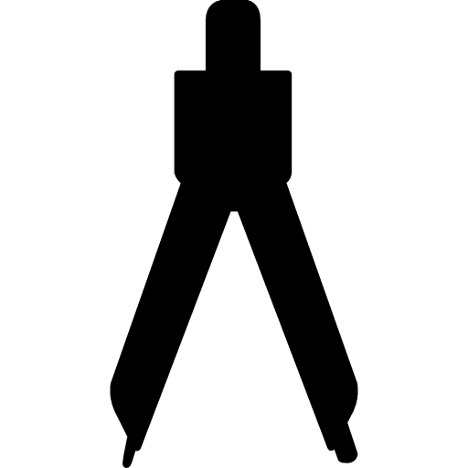 Compass mathematics tool for drawing circles tool compass maths icon