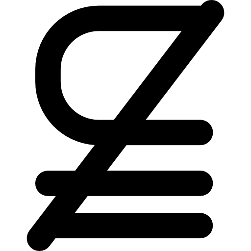 Subset of above not equal to mathematical symbol mathematics symbol sign icon