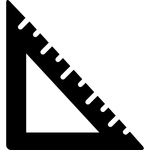 Set square school tool tool education school icon