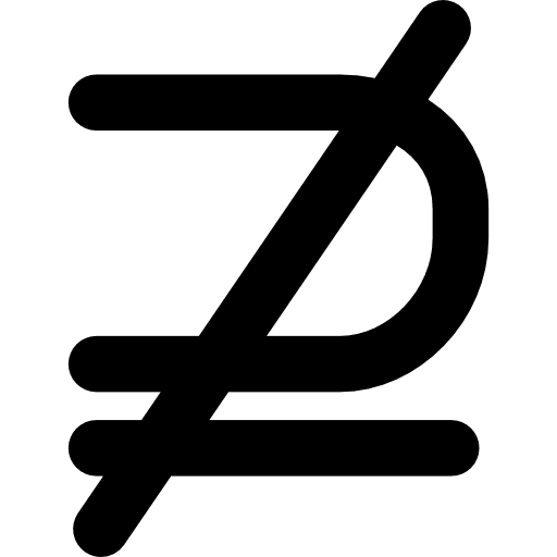 Is not a subset mathematical sign symbols mathematics sign icon