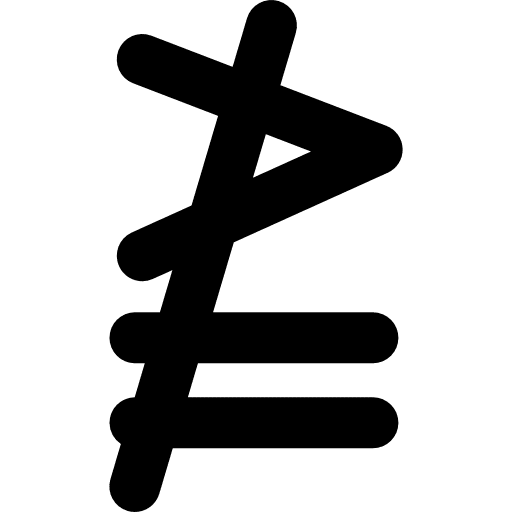Neither greater or exactly equal mathematical symbol signs symbols symbol icon