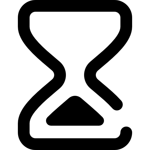 Hourglass hourglass time clock icon