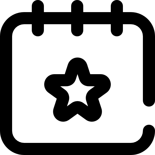 Calendar time schedule date icon