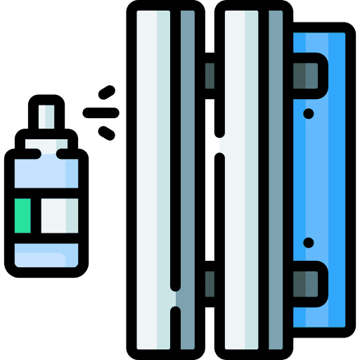 Disinfectant wash virus healthcare and medical icon Disinfectant wash virus healthcare and medical icon