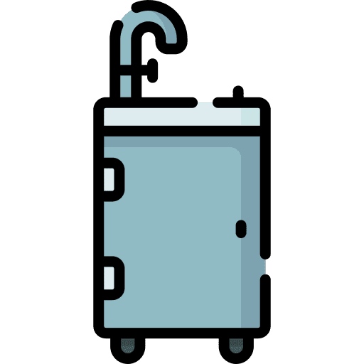 Portable electronics brush cleaner icon Portable electronics brush cleaner icon