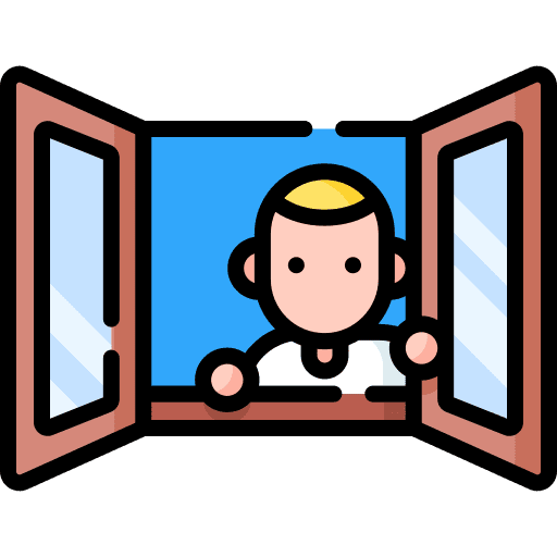 Window iorestoacasa window stay home icon