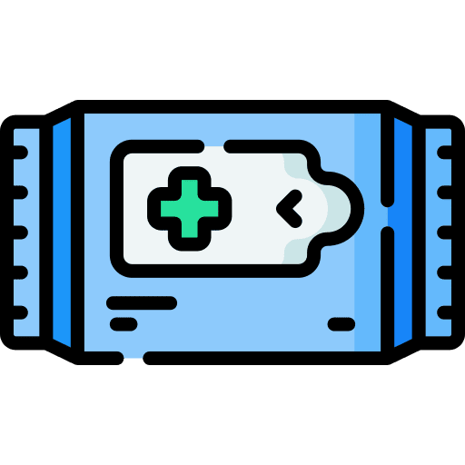 Wet beauty hygiene tissues icon Wet beauty hygiene tissues icon