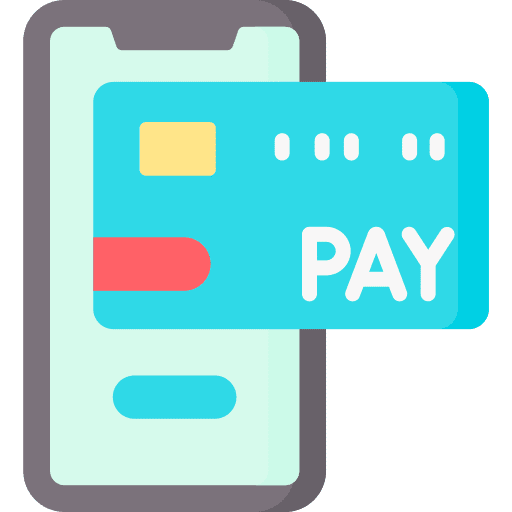 Cashless payment credit card cashless payment business and finance icon